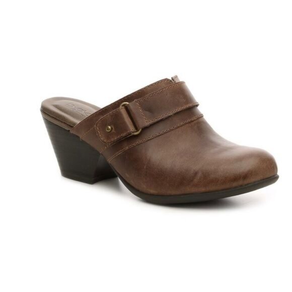 B.O.C Cheradi Clog women’s size 11 leather upper in brown with heel - Picture 1 of 16
